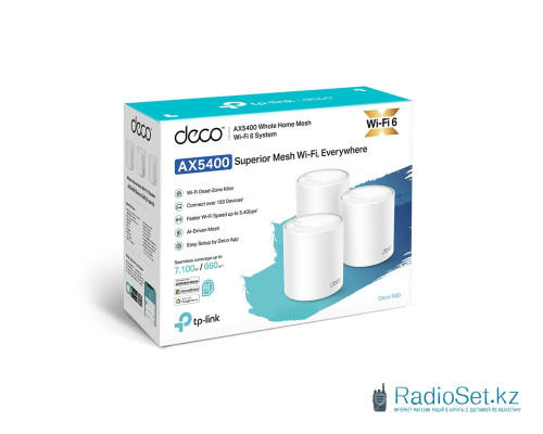 Беспроводная MESH-система Wi-Fi TP-Link Deco X60(3-pack)